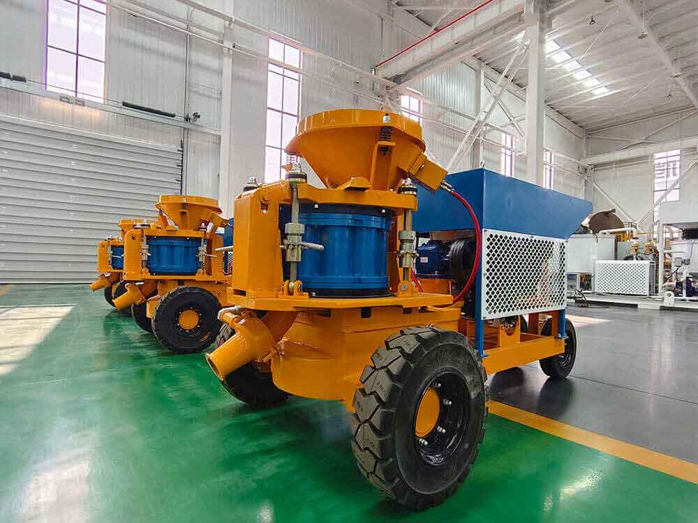 Gunite concrete machine