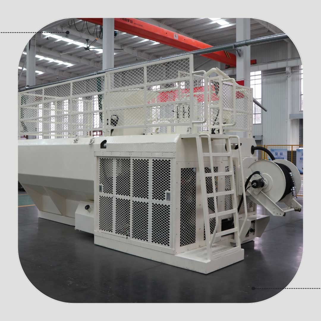 6m3 tank hydroseeder for landfill ecological restoration