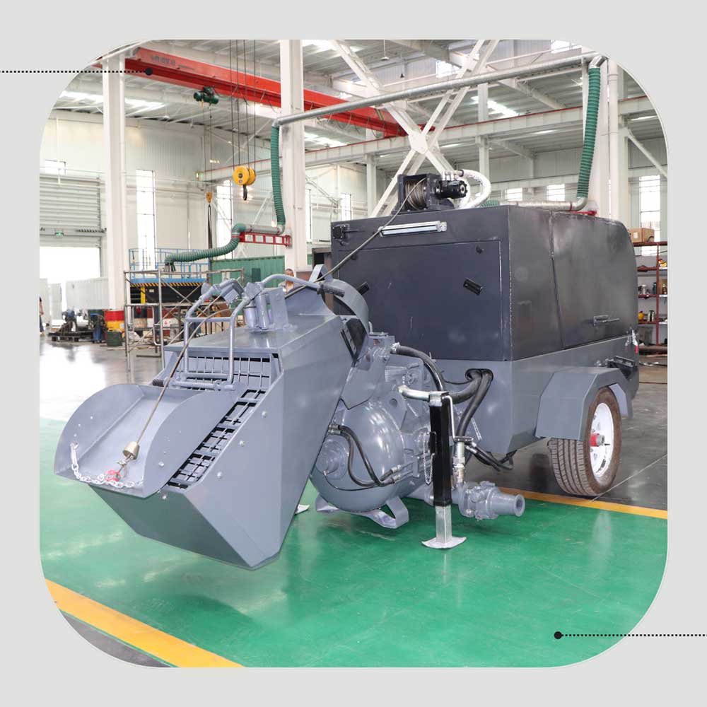 semi-dry mortar pump