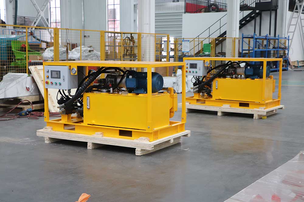 Hydraulic high-pressure piston grouting pump