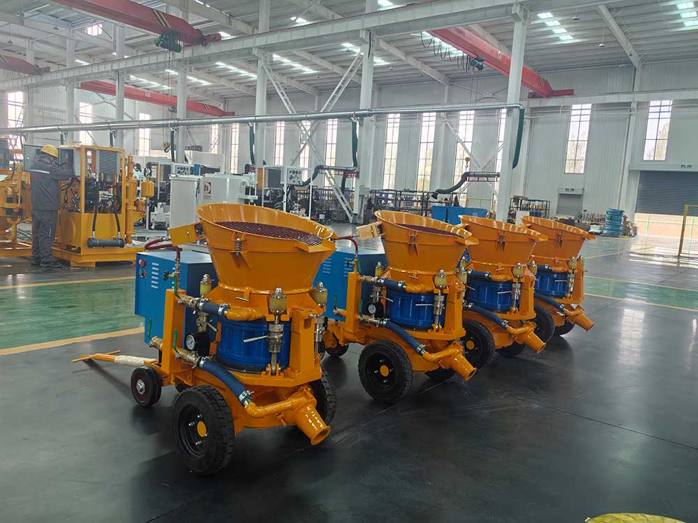 Dry-mix concrete sprayer