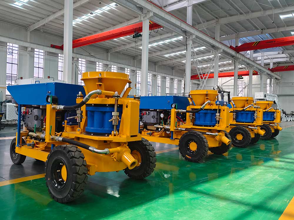 dry mix shotcrete machine factory
