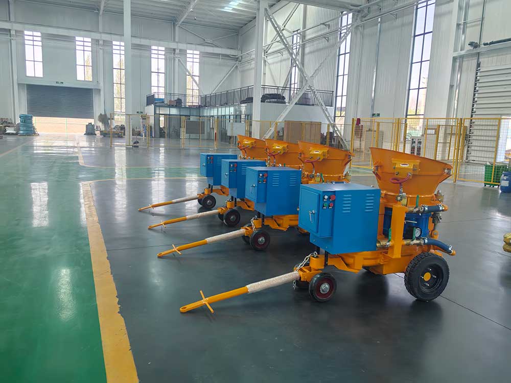 dry-mix shotcrete machine