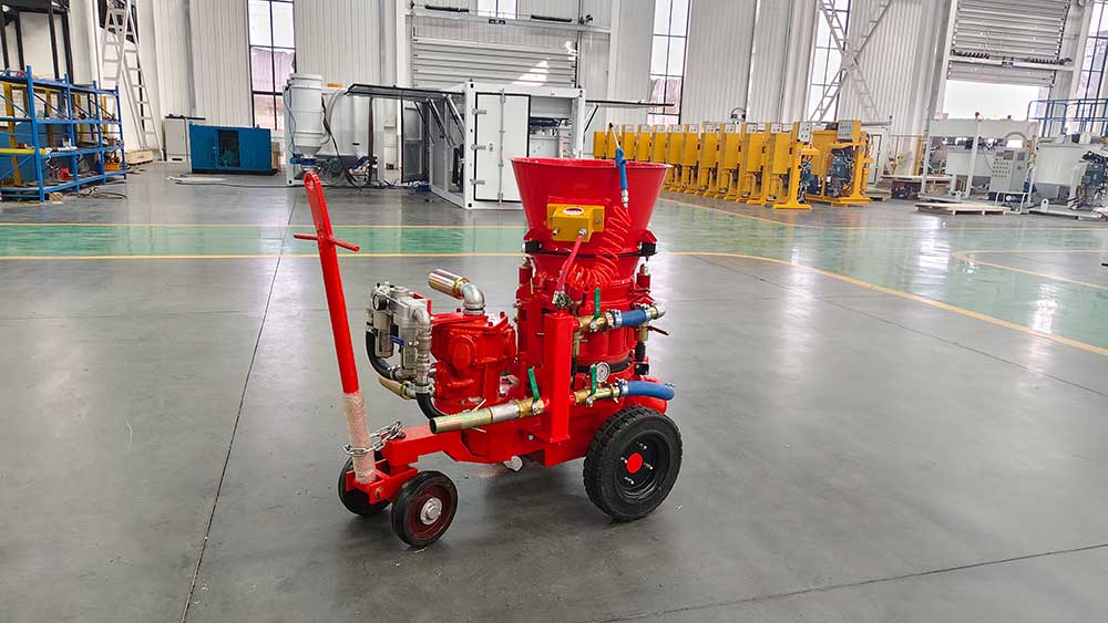 Air motor refractory gunning machine price