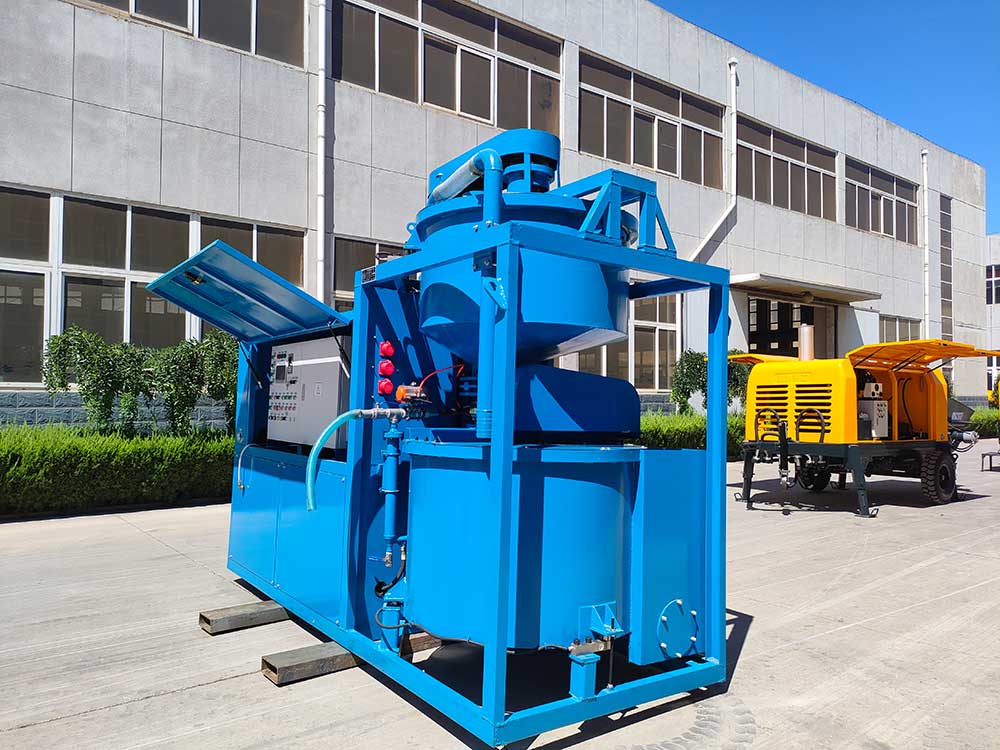 electric foam concrete block machine 