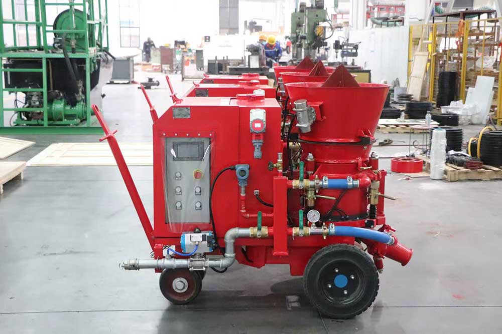refractory concrete spraying machine